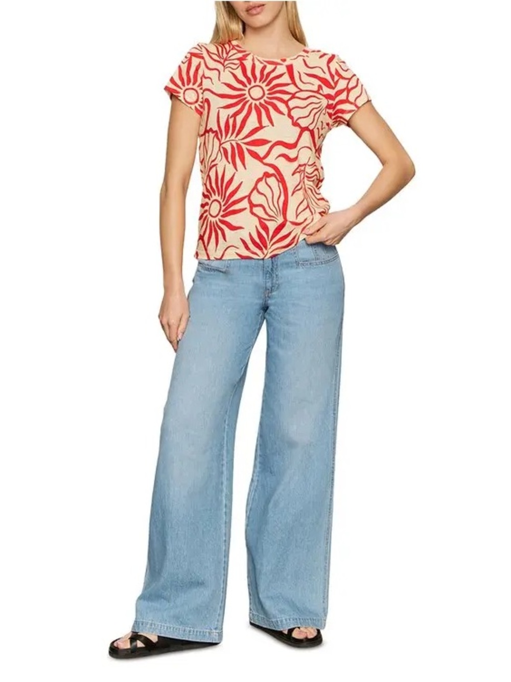 SANCTUARY THE PERFECT TEE SUNNY RIVIERA Women’s LARGE